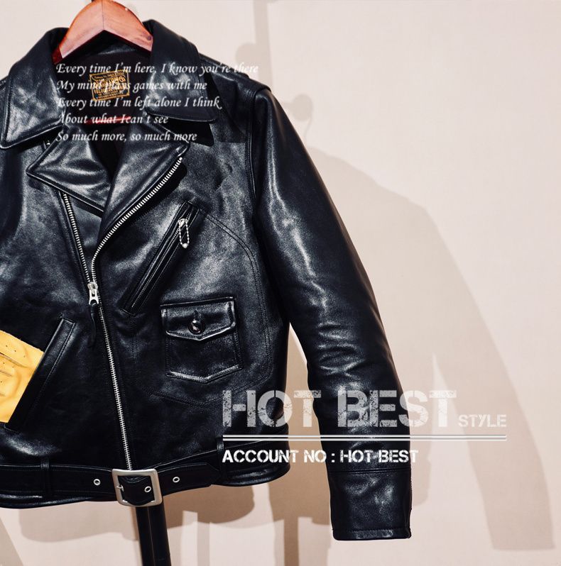 1.5mm ホースハイド スタンダードスタイル ダブルライダース 革ジャン