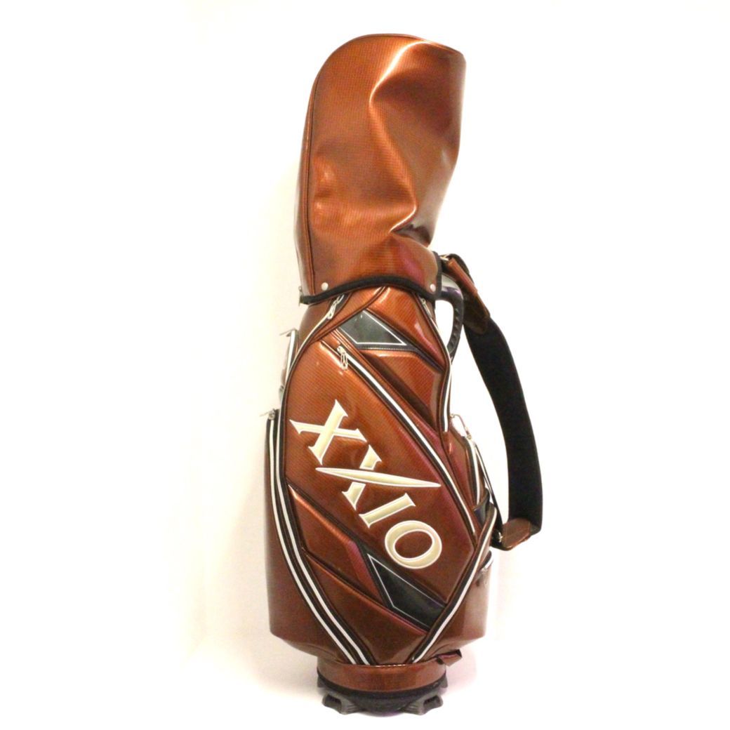XXIO/ゼクシオ】 ゴルフバッグ キャディバッグ ブラウン - メルカリ