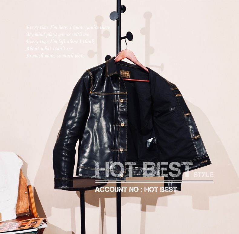 1.4mm ホースハイド ファーストタイプ Gジャン ライダース レザー