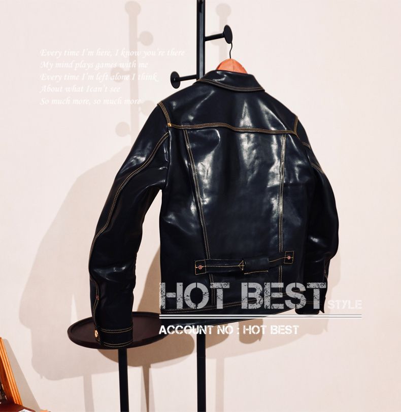 1.4mm ホースハイド ファーストタイプ Gジャン ライダース レザー