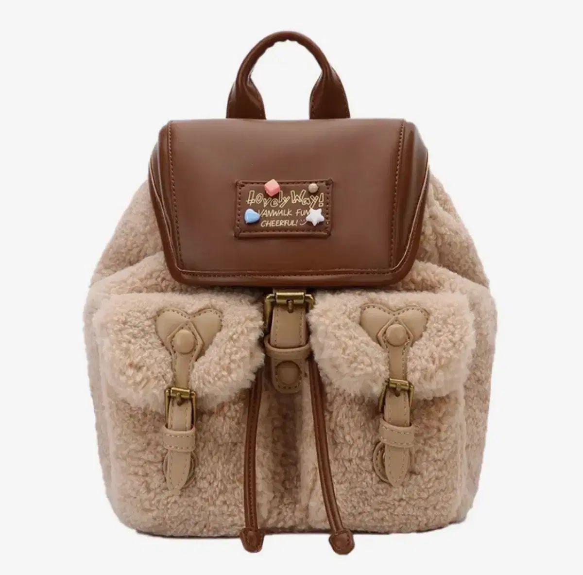 반워크 ラブリー キャンディ バックパック ウォーム ココア
