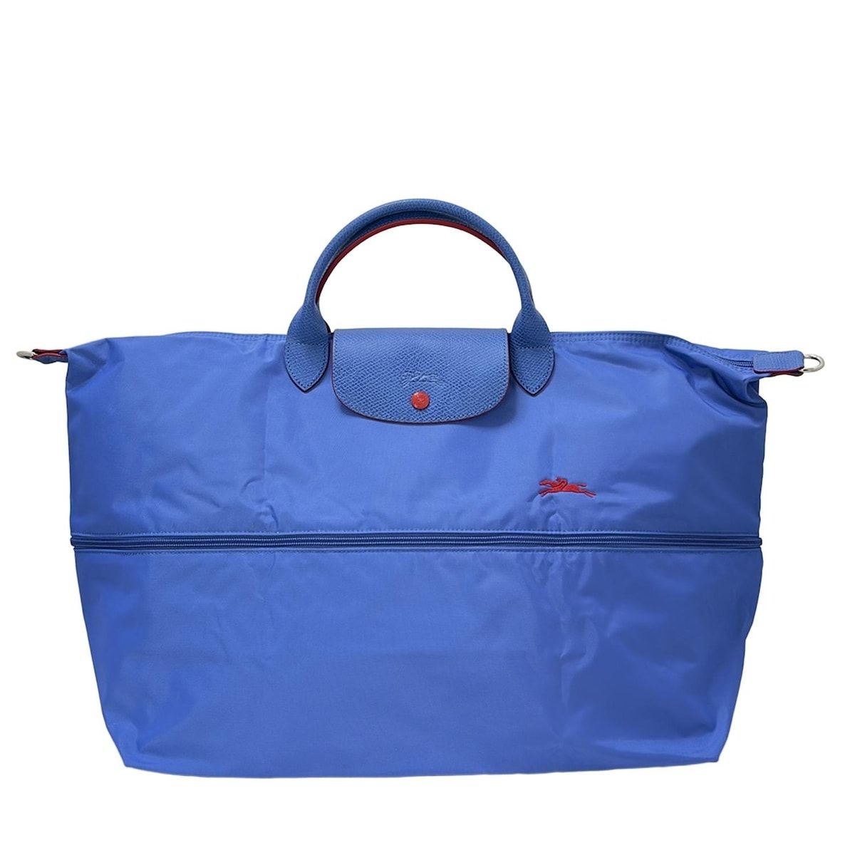 LONGCHAMP ロンシャン ボストンバッグ ル プリアージュクラブ ブルー 折りたたみ 本体ロックなし レザー