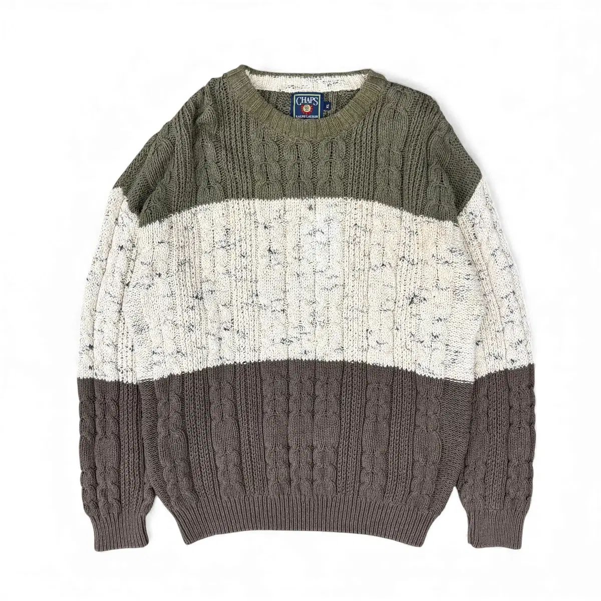 90 s CHAPS by Ralph Lauren ケーブルセーター XL
