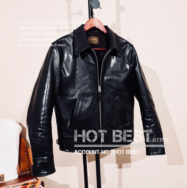 1.4mm ホースハイド 30'sスタイル シングルライダース ギフト レザー