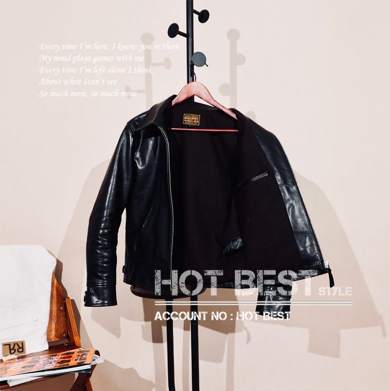 1.4mm ホースハイド 30'sスタイル シングルライダース ギフト レザー