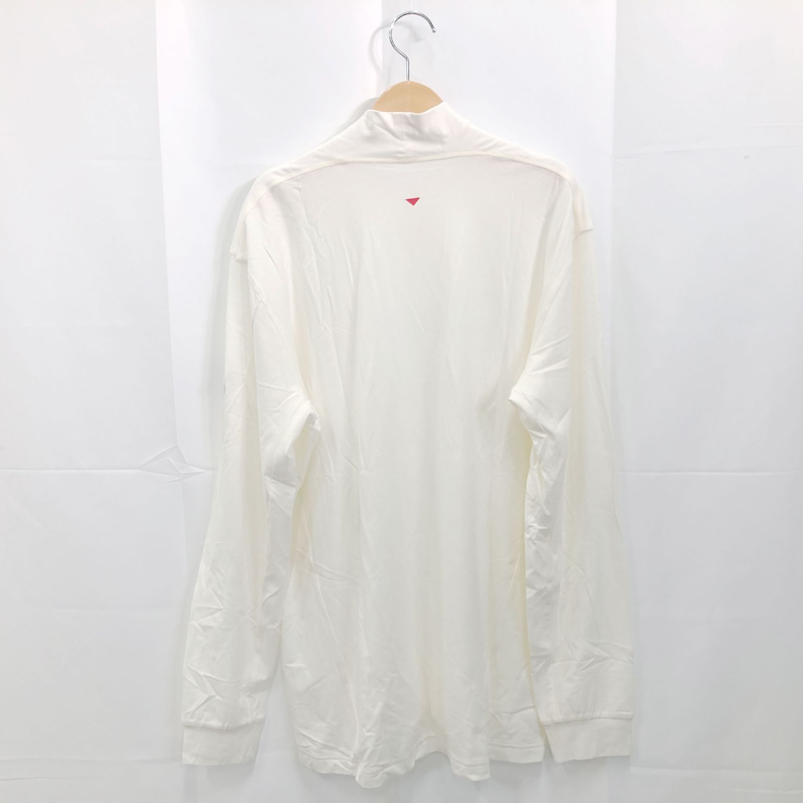 ! アンパスィ｜メンズ｜ＬＬサイズ｜セルヒートプレーンモックネック｜ホワイト系｜古着ゴルフウェア