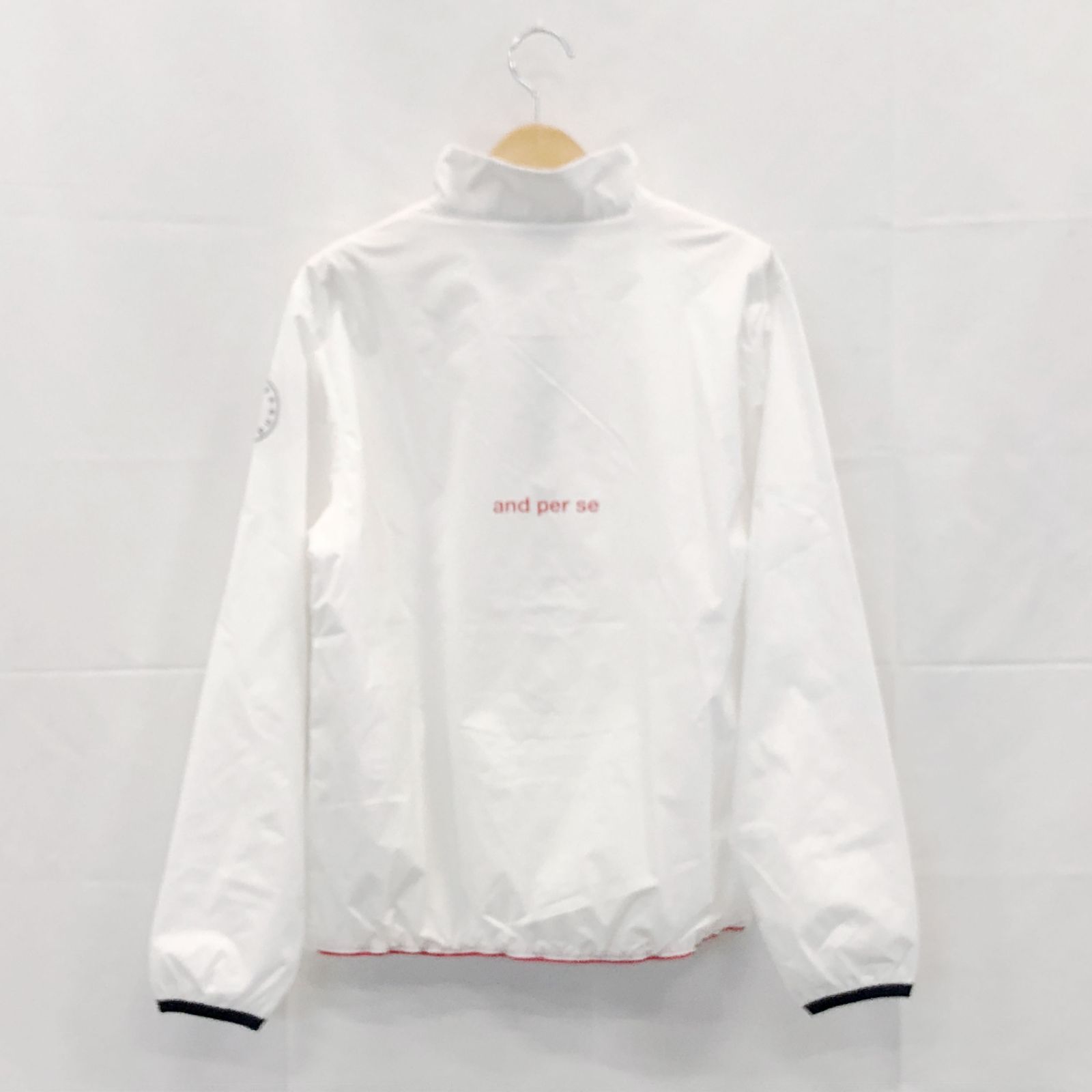 タグ付き! アンパスィ｜レディース｜ＬＬサイズ｜エアジャスターブルゾン｜ホワイト系｜古着ゴルフウェア