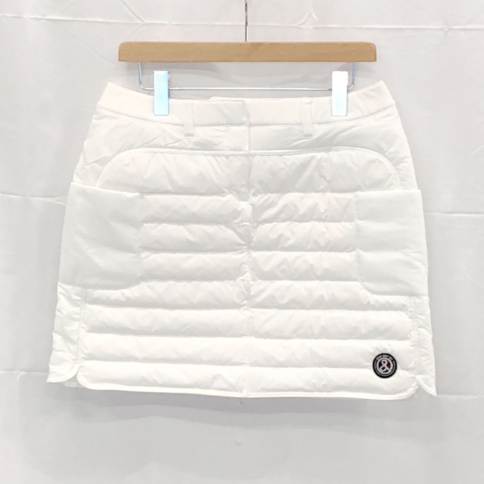 ! アンパスィ レディース ＬＬサイズ 中綿スカート ホワイト系 古着ゴルフウェア