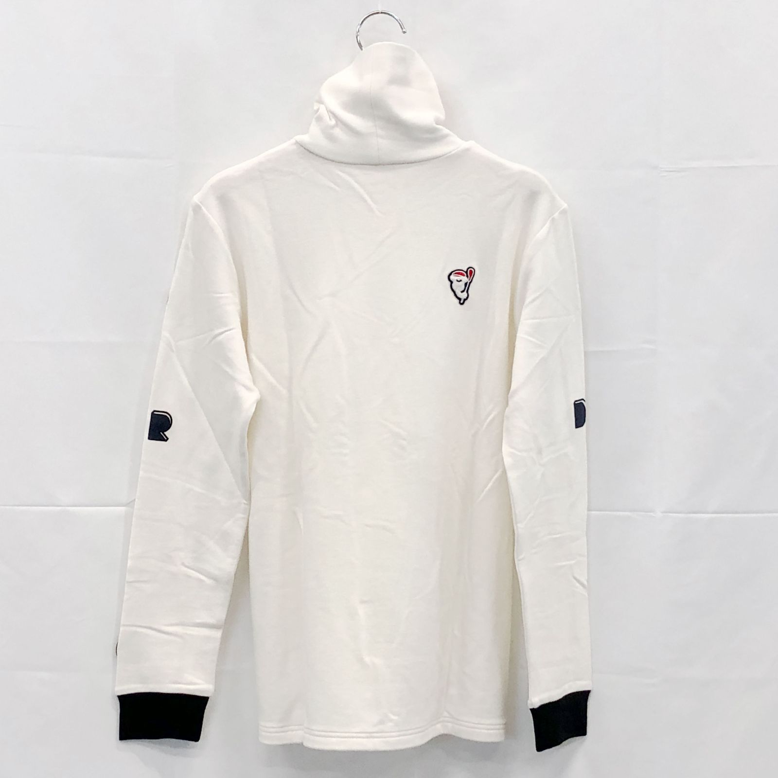 タグ付き! アンパスィ｜レディース｜Ｍサイズ｜セルヒートタートルネック｜ホワイト系｜古着ゴルフウェア