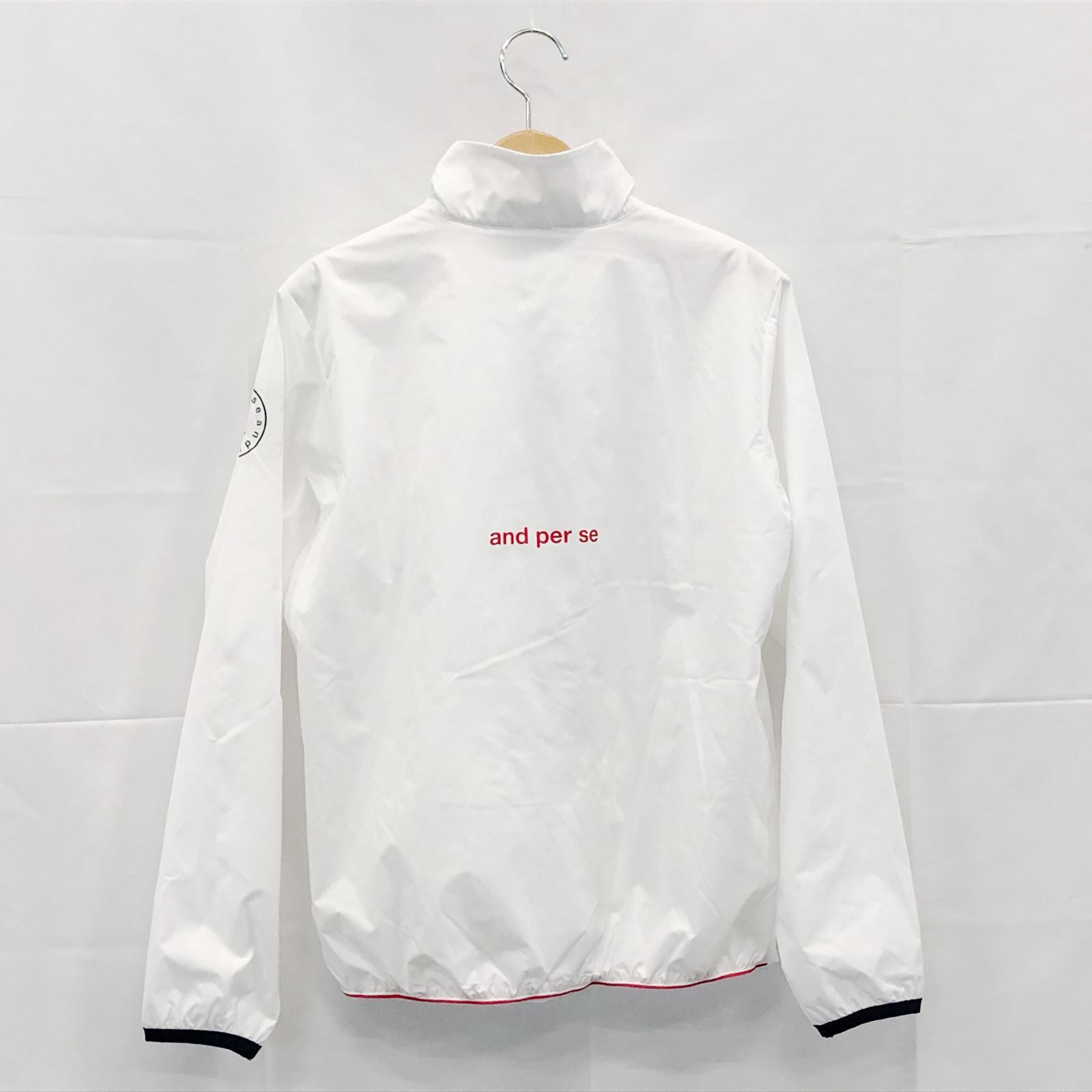 アンパスィ｜レディース｜Ｍサイズ｜エアジャスターブルゾン｜ホワイト系｜古着ゴルフウェア