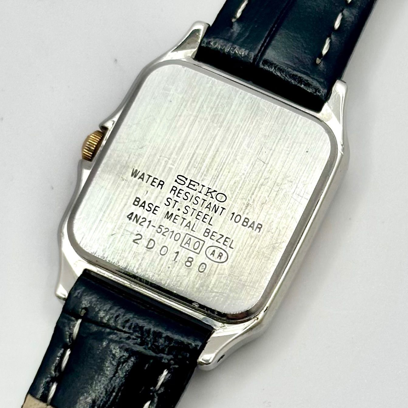 新品電池】SEIKO セイコー LUCENT ルーセント レクタンギュラー