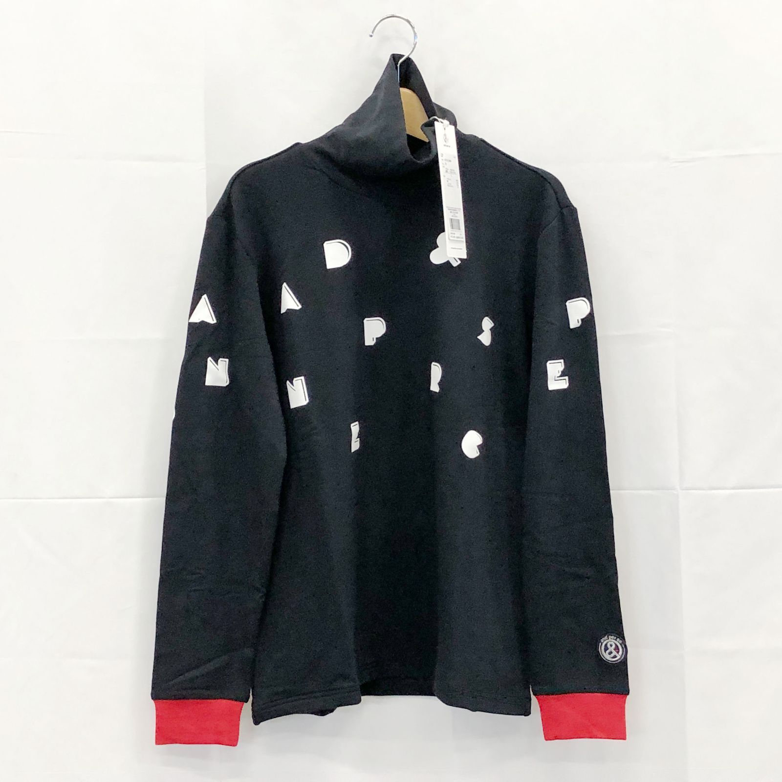 ! アンパスィ｜レディース｜Ｌサイズ｜セルヒートタートルネック｜ネイビー系｜古着ゴルフウェア