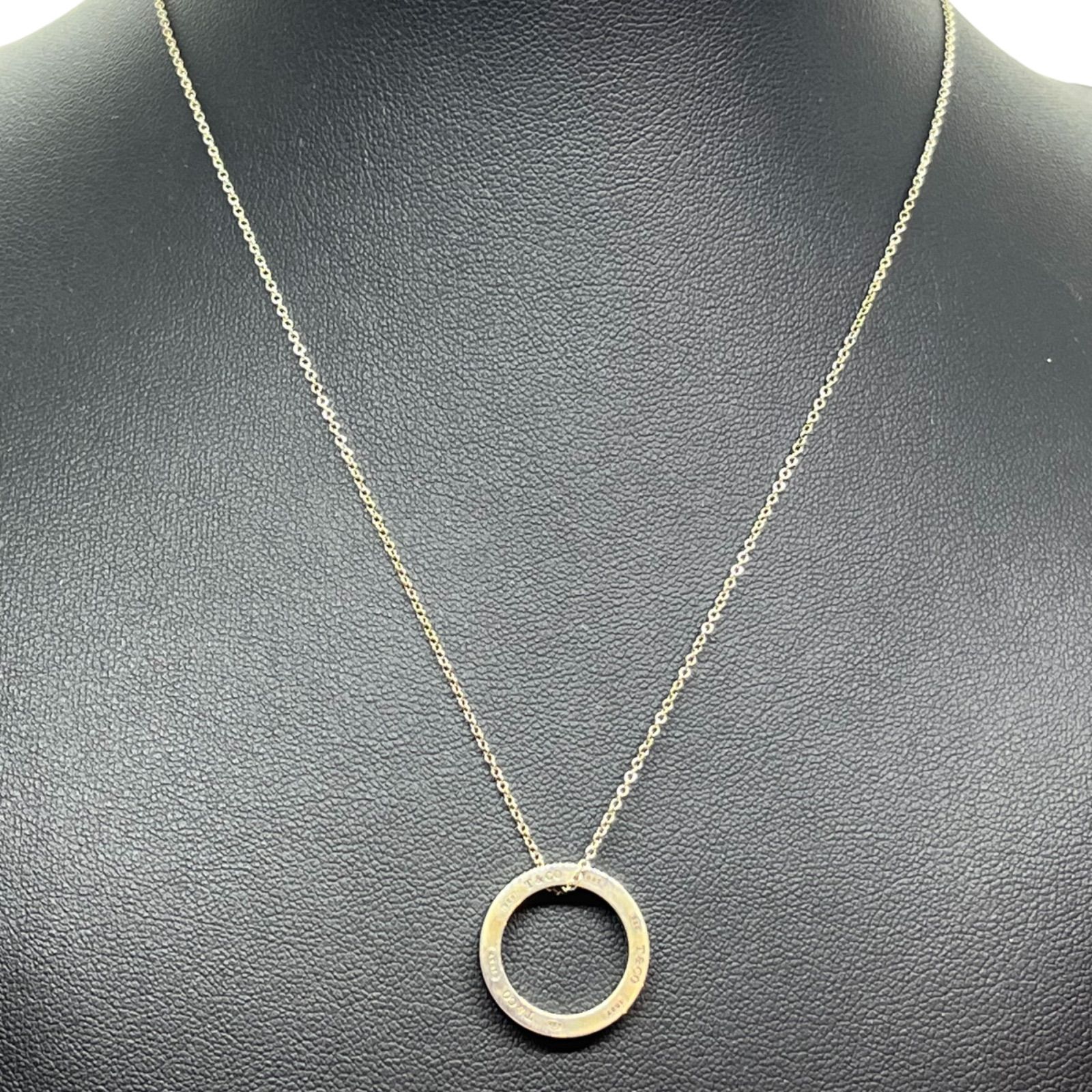 管2511-415】TIFFANY&Co. ティファニー 1837 サークル ペンダント