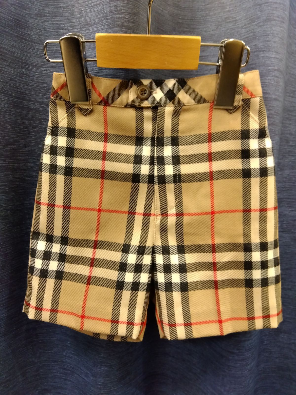 M29 バーバリーロンドン BURBERRY LONDON 90cm ウール チェック パンツ