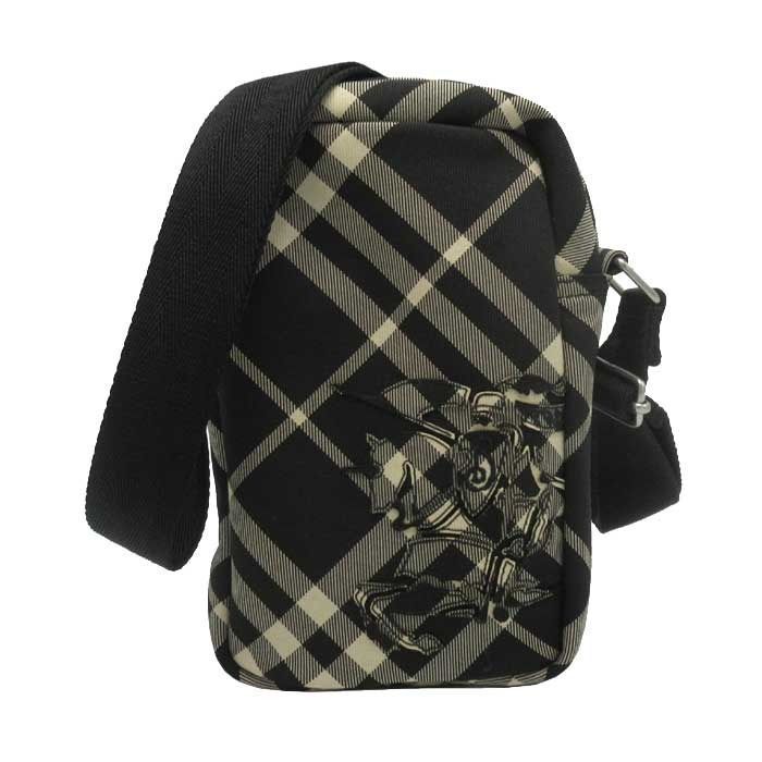 バーバリー 8097636 ブラック×ベージュ系 バッグ ショルダーバッグ BURBERRY CLASSICS チェック クラシック フォンバッグ アウトレット メンズ