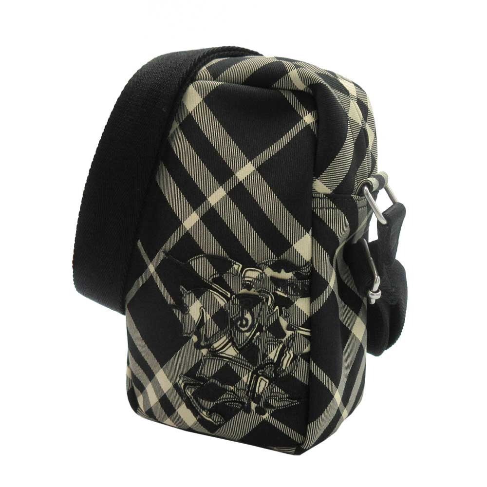 バーバリー 8097636 ブラック×ベージュ系 バッグ ショルダーバッグ BURBERRY CLASSICS チェック クラシック フォンバッグ アウトレット メンズ
