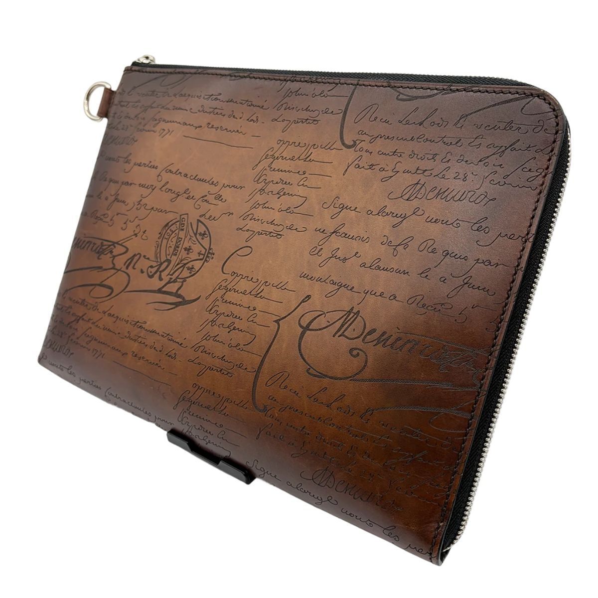 Berluti ベルルッティ カリグラフィ ニノ GM クラッチバッグ セカンドバッグ メンズ 鞄 ブラウン レザー 質屋 リサイクルマー