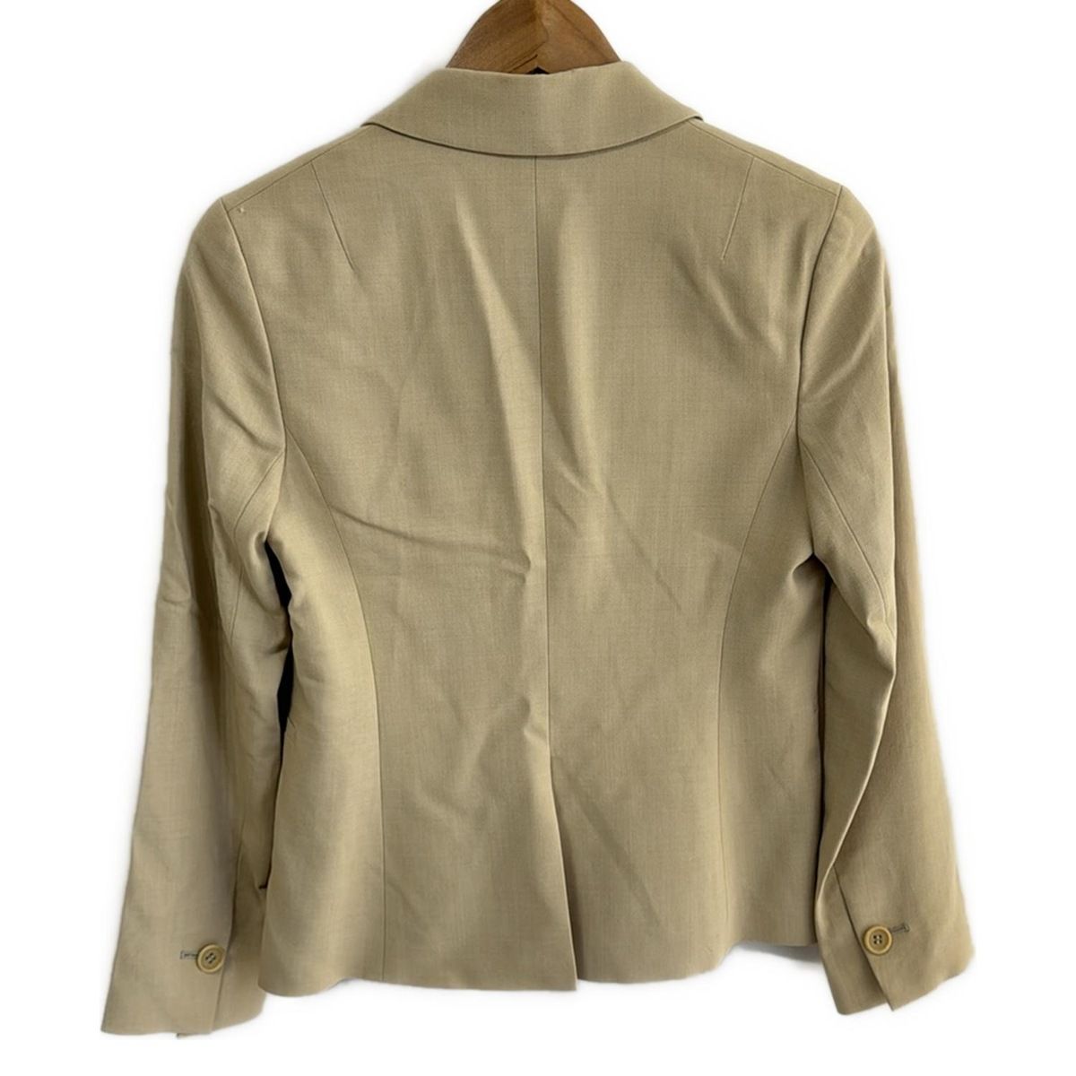 【超美品】theory セオリー ジャケット サイズ2 サンド theory(セオリー) ジャケット サイズ2 S レディース - ベージュ 長袖