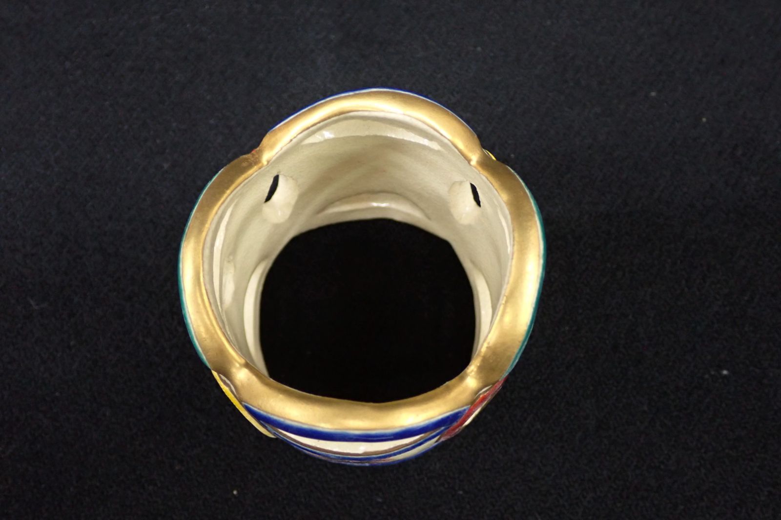 ◇茶道具02 清閑寺窯 色絵四季七宝 蓋置◇共箱/美品 - メルカリ