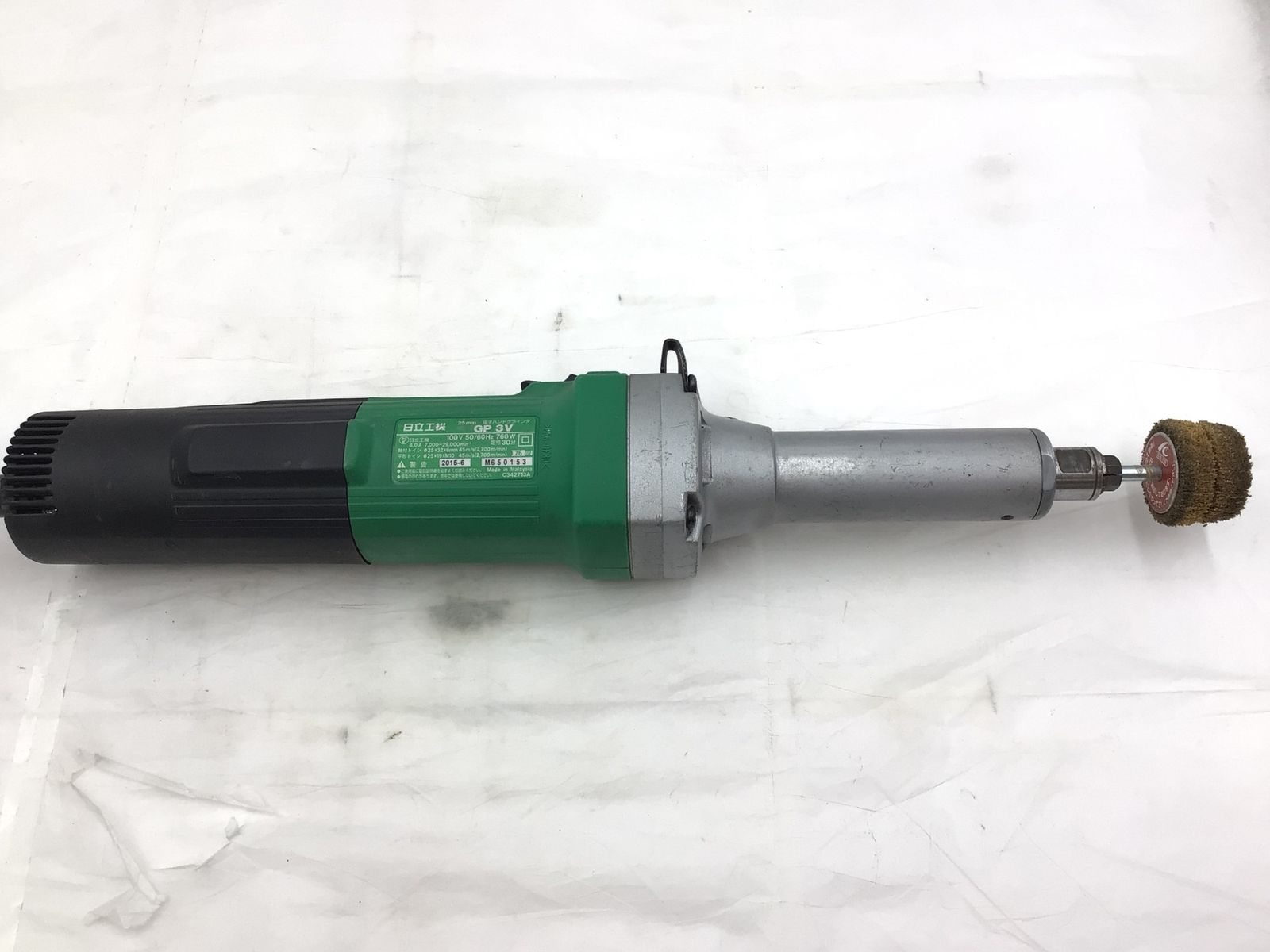  品 HITACHI 日立工機 25 m 電子ハンドグラインダ GP 3 V エコツー 02 グラインダー 研磨機