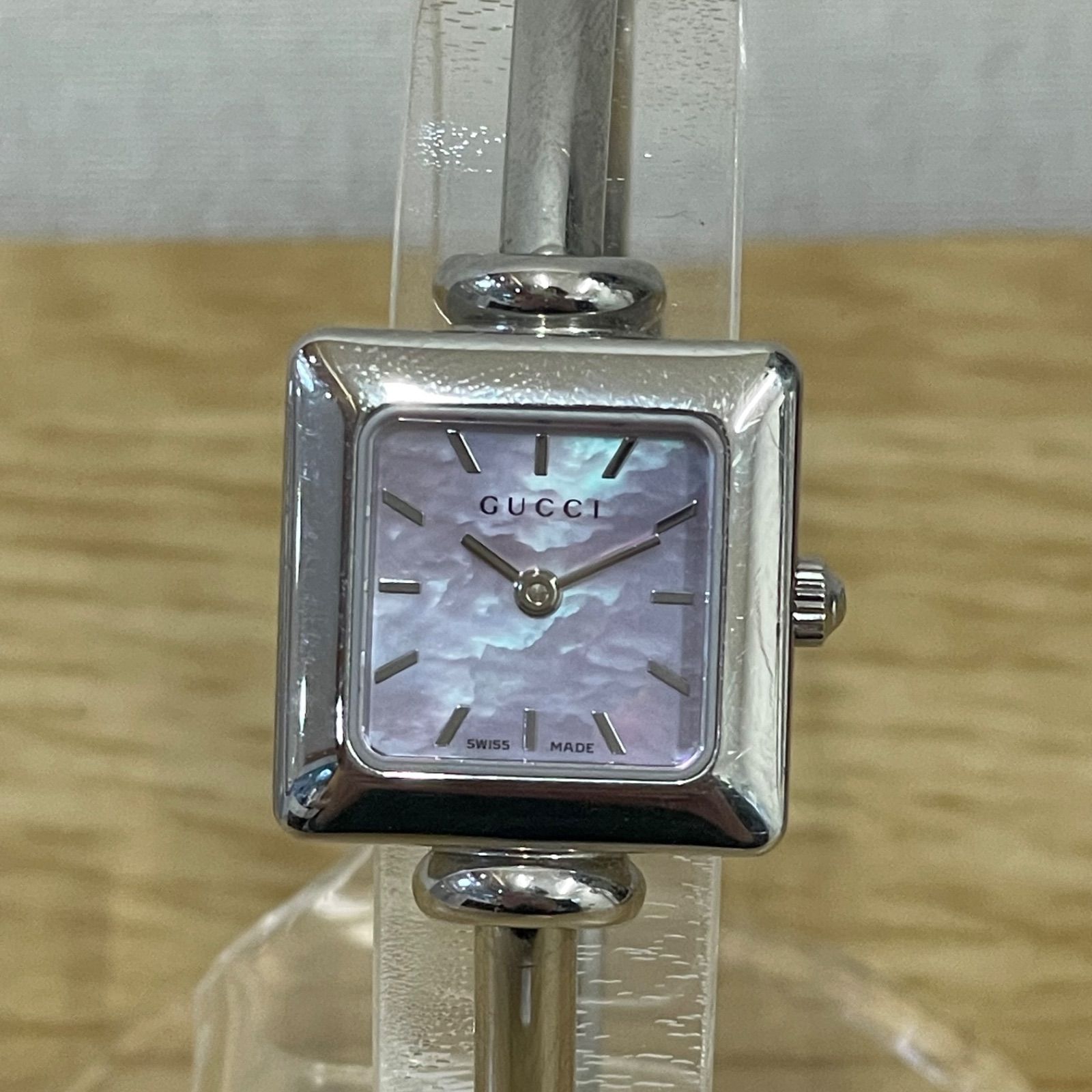 グッチ GUCCI 1900 L シェル文字盤 稼働品 A 25-3479