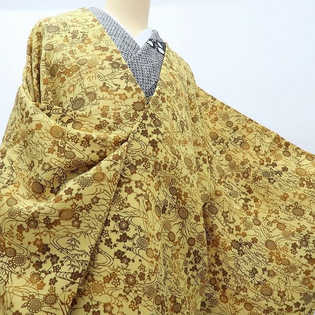  百華 Y 4092 正絹 手縫い仕立て 道中着 着物 羽織 着物 浴衣