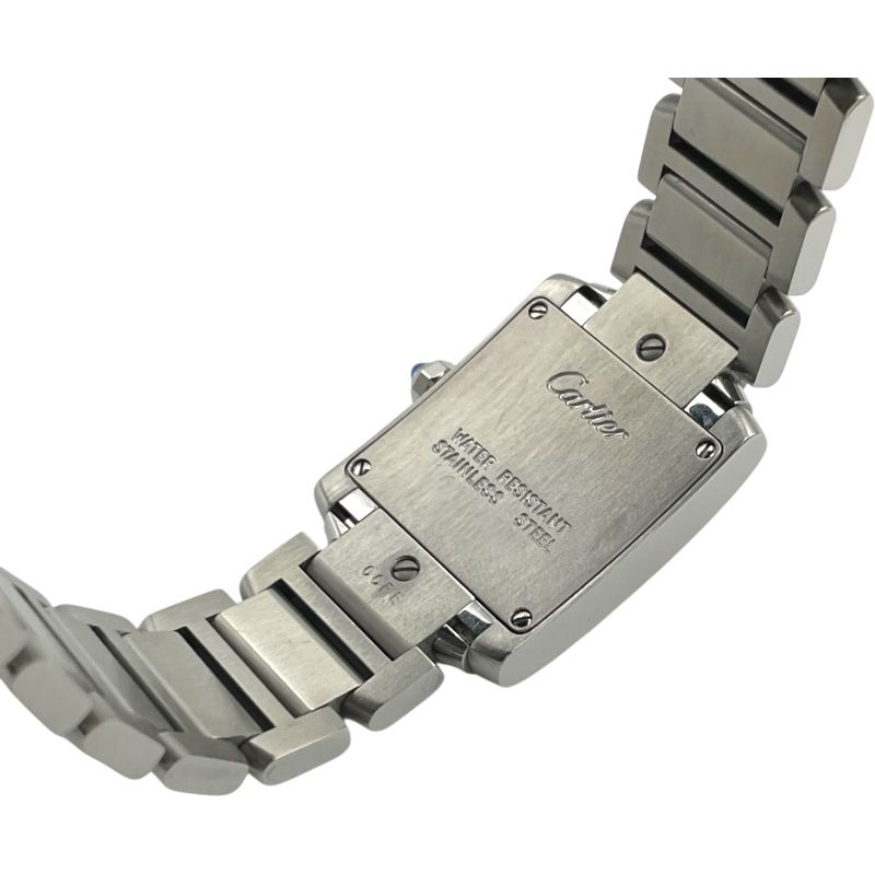 カルティエ Cartier タンクフランセーズ SM アイボリー SS クオーツ レディース 腕時計