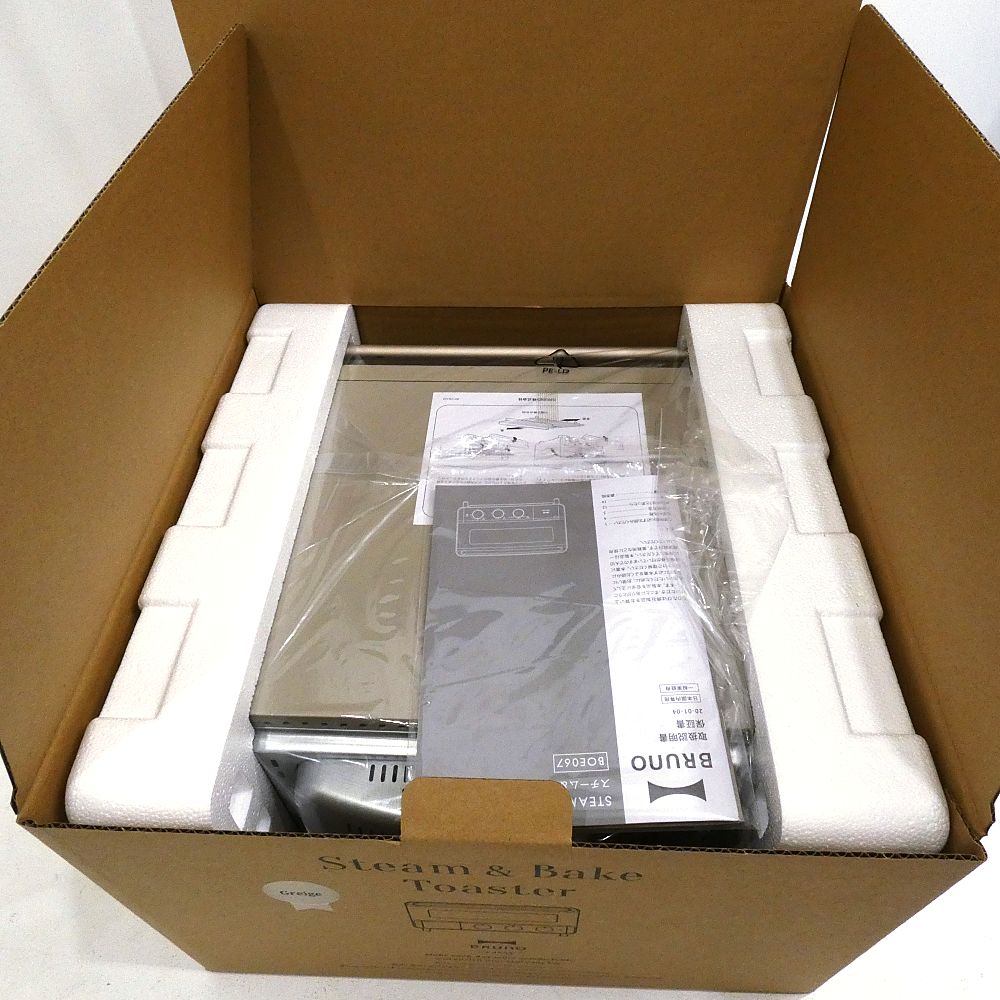  BRUNO ブルーノ スチーム＆ベイク トースター グレージュ BOE 067 GRG I 420 3900 トースター 電子レンジ オーブン
