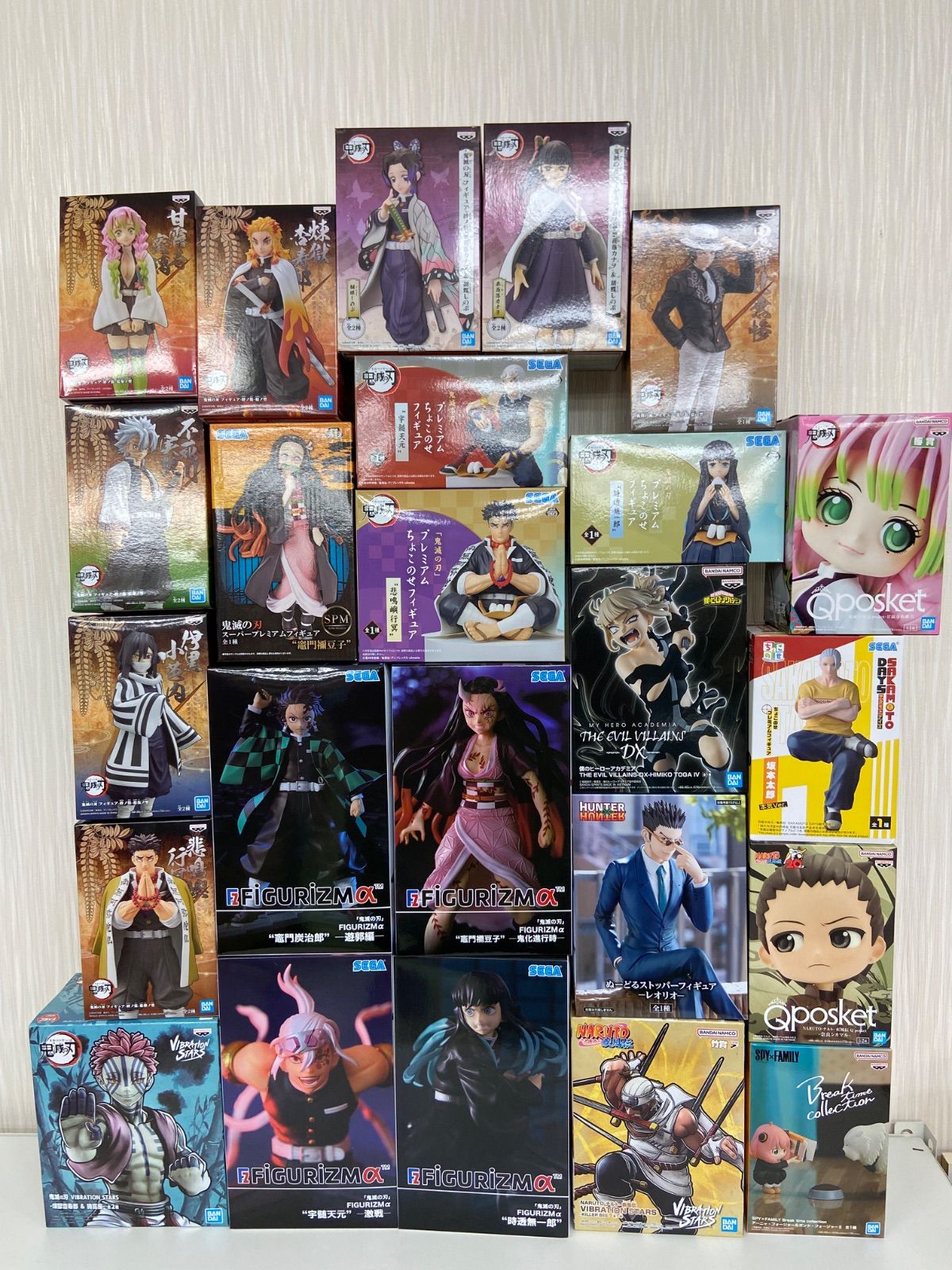 ジャンプ系フィギュアまとめ売り！　ナルト　ハンターハンター　鬼滅の刃　７個セット ジャンプ系フィギュアまとめ売り！ ナルト ハンターハンター 鬼滅の刃