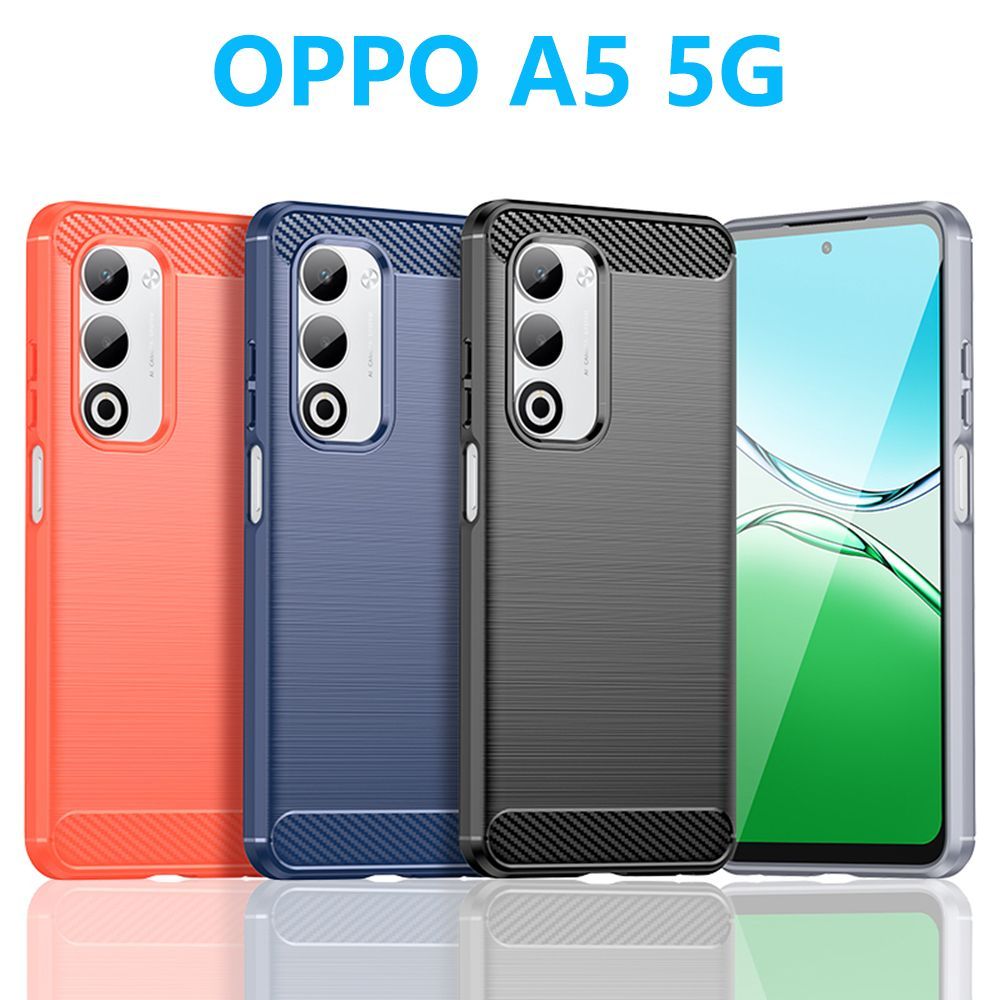 OPPO A5 5G スマホケース 炭素繊維 オッポ エーファイブ 保護ケース