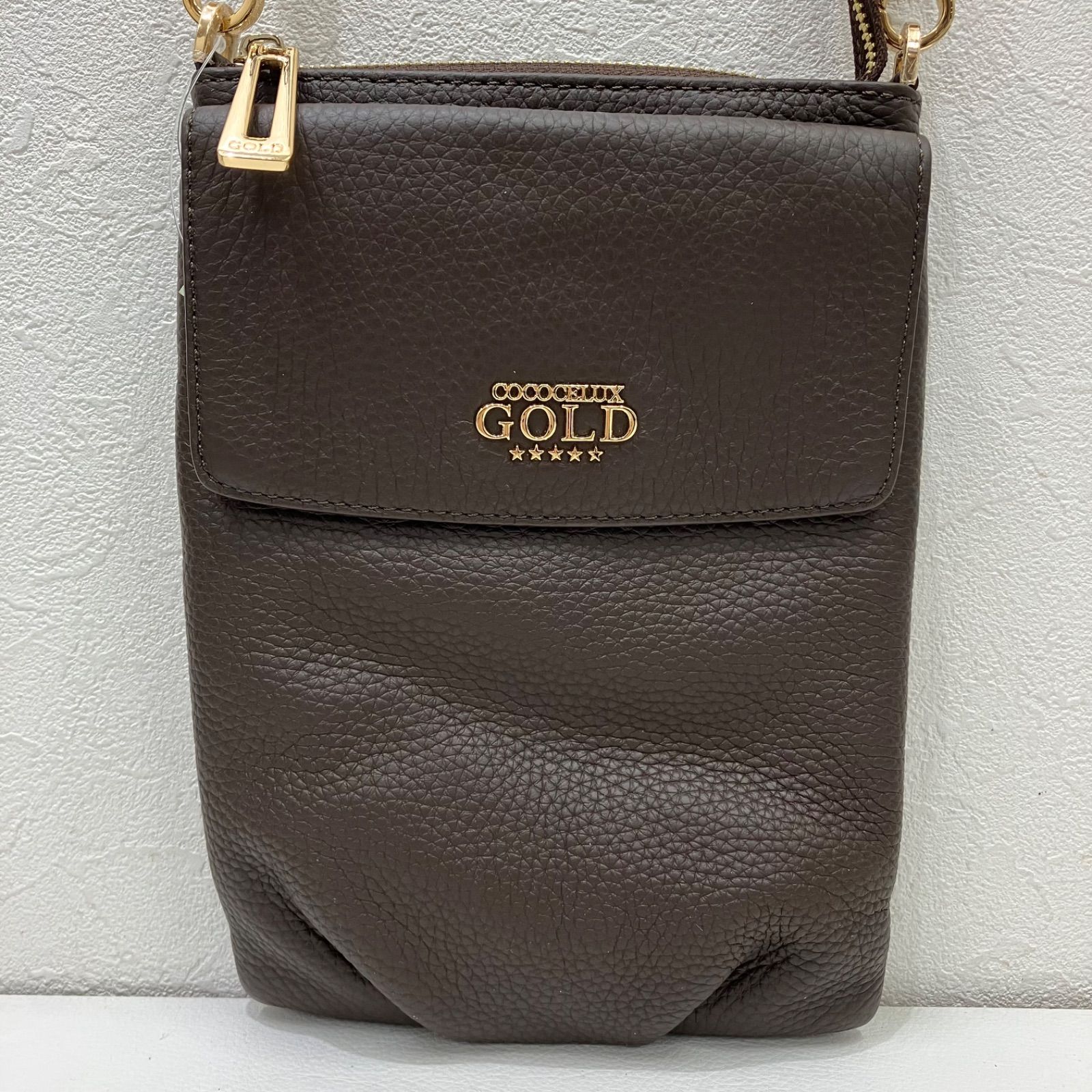 COCOCELUXGOLDココセリュックスゴールド　ショルダーバッグ本革3way 6916 美品 COCOCELUX GOLD ココセリュックスゴールド ショルダーバッグ