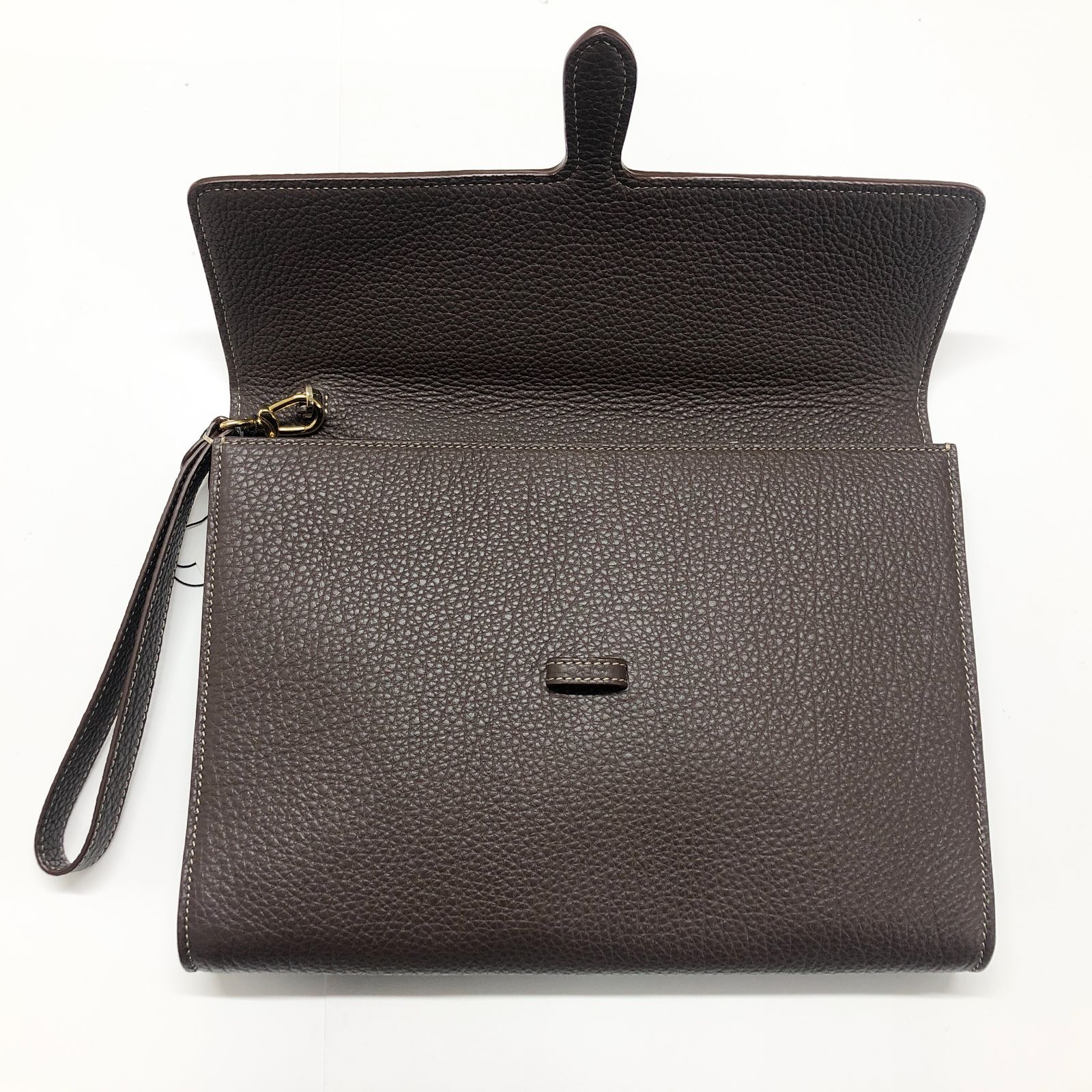 新品未使用 ACATE (アカーテ) BREVA-RE シュリンクレザークラッチ