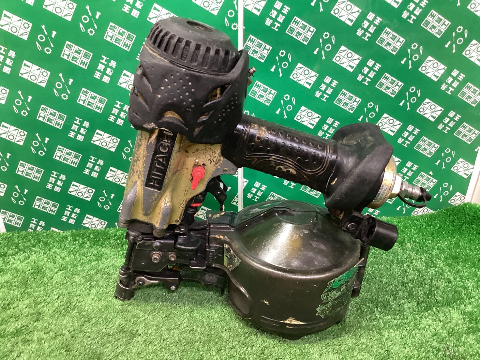 HiKOKI 日立工機 50ｍｍ 高圧ロール釘打機 メタリックゴールド NV 50 HMC