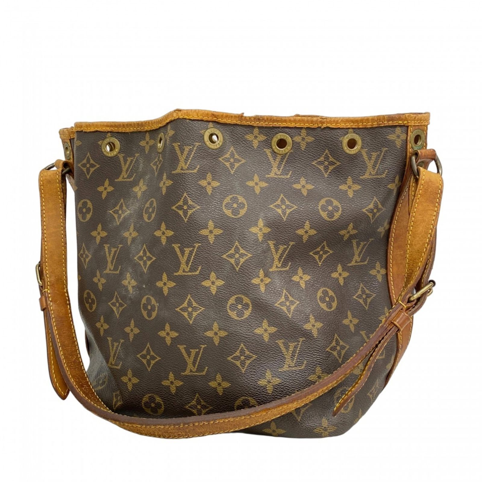 【美品】ルイヴィトン　プチノエ　ショルダーバッグ　モノグラム　バケット ルイ・ヴィトン(Louis Vuitton) ルイ・ヴィトン ショルダーバッグ