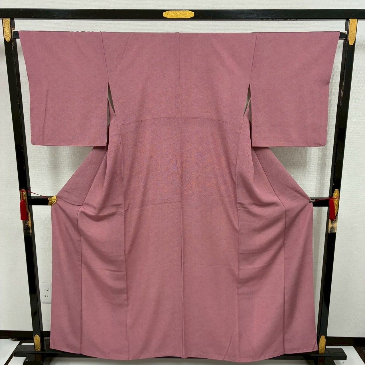 作家物 江戸小紋 鮫小紋 裄66 紋無し 色無地 正絹 着物 MK-1768 - メルカリ