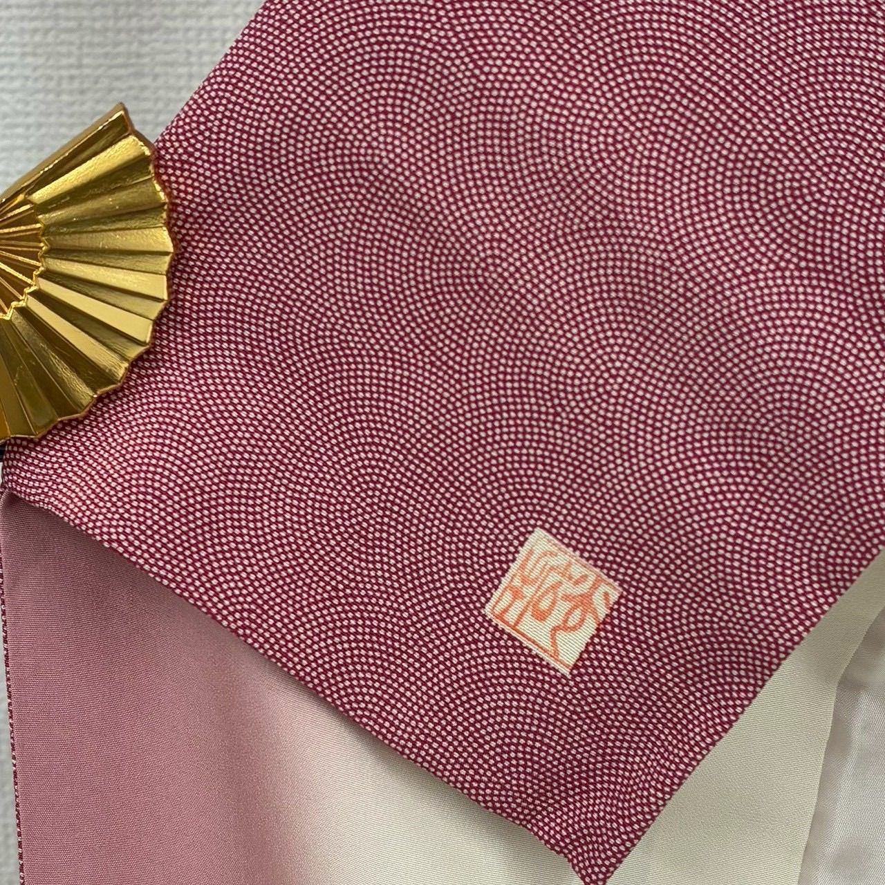 作家物 江戸小紋 鮫小紋 裄66 紋無し 色無地 正絹 着物 MK-1768 - メルカリ