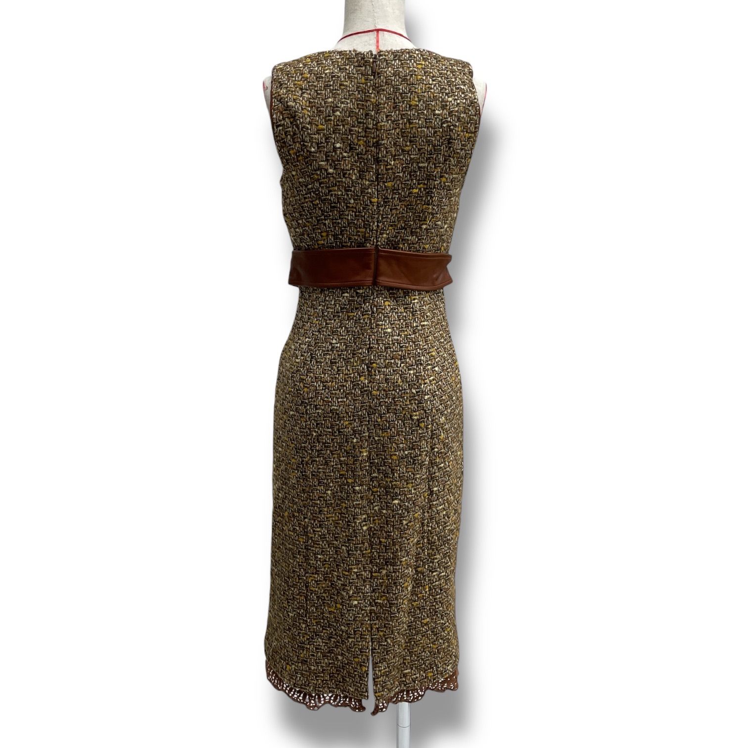 D&G DOLCE&GABBANA ドルチェアンドガッバーナ ツイードワンピース