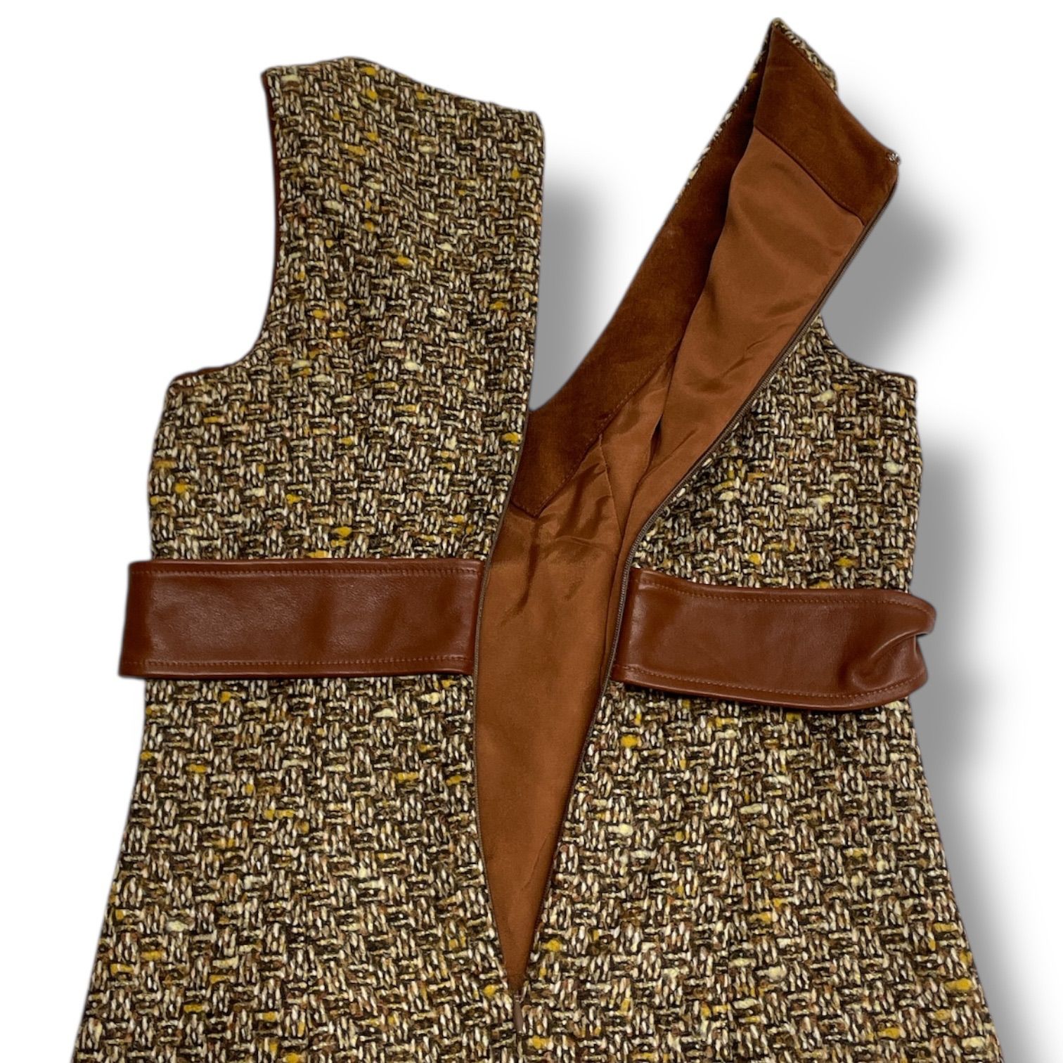 D&G DOLCE&GABBANA ドルチェアンドガッバーナ ツイードワンピース