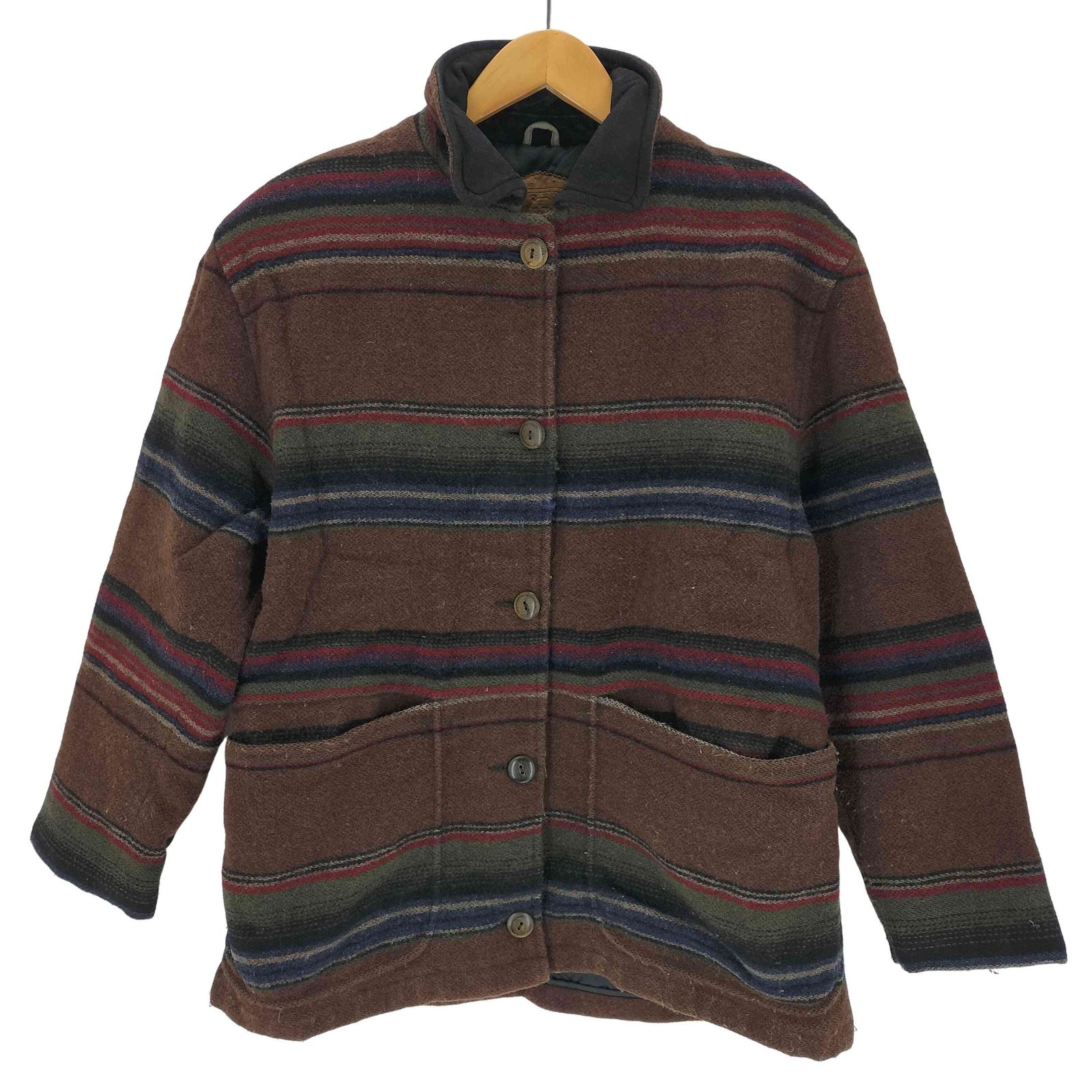 ウールリッチ WOOLRICH USA製 裏地キルティング ネイティブボーダー