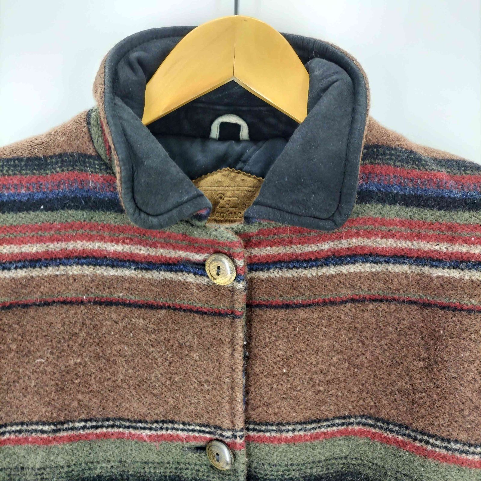 ウールリッチ WOOLRICH USA製 裏地キルティング ネイティブボーダー