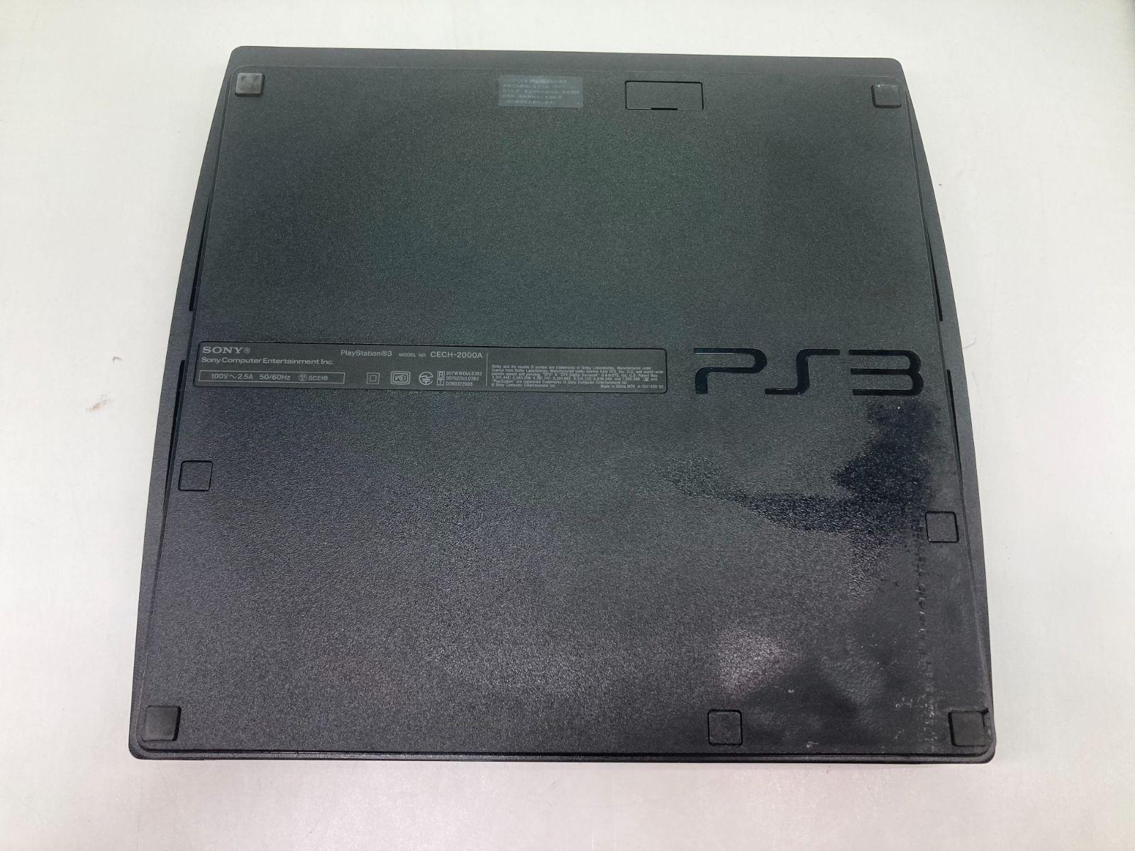 ジャンク品・本体のみ】PlayStation 3 (120GB) チャコール・ブラック