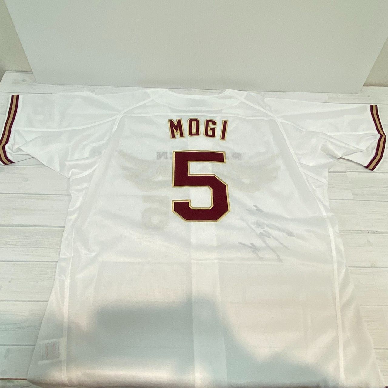 最終値下げ元楽天イーグルス　茂木　実使用ズボン　直筆サイン入り ☆野球グッズ 東北楽天ゴールデンイーグルス 茂木栄五郎 直筆サイン