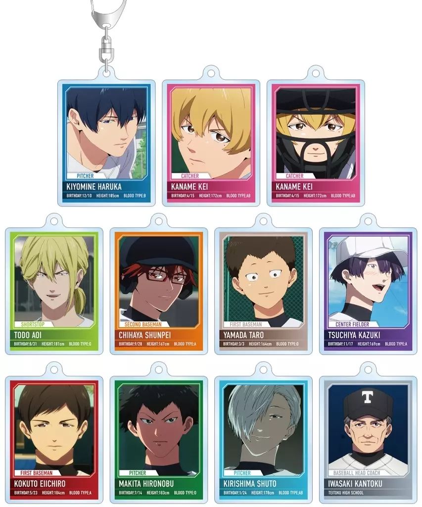 キーホルダー 全11種セット 忘却バッテリー トレーディング場面写両面アクリルキーホルダー