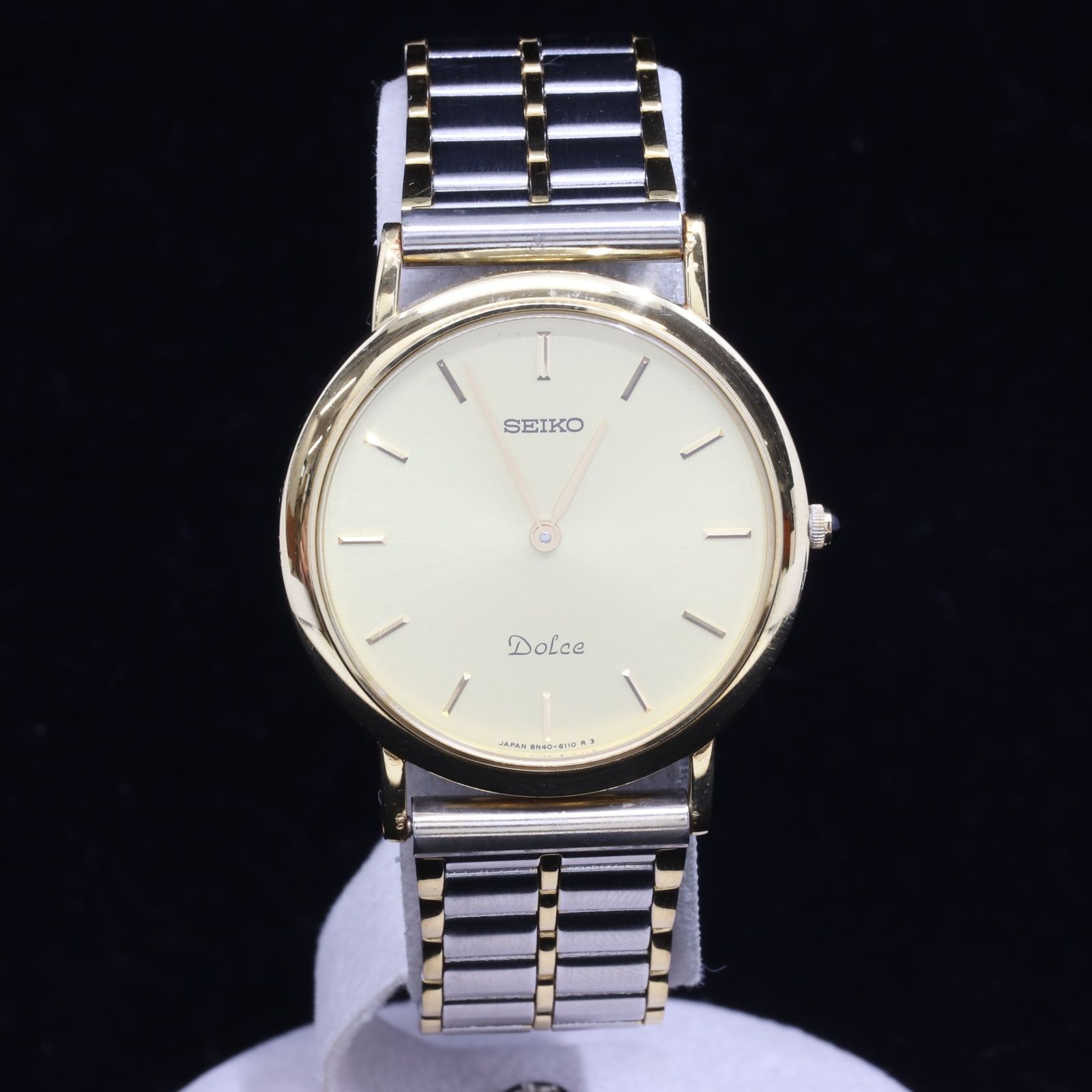 ITSZ3507YK8I SEIKO セイコー ドルチェ 8N40-6080 18KT 社外ステンレス