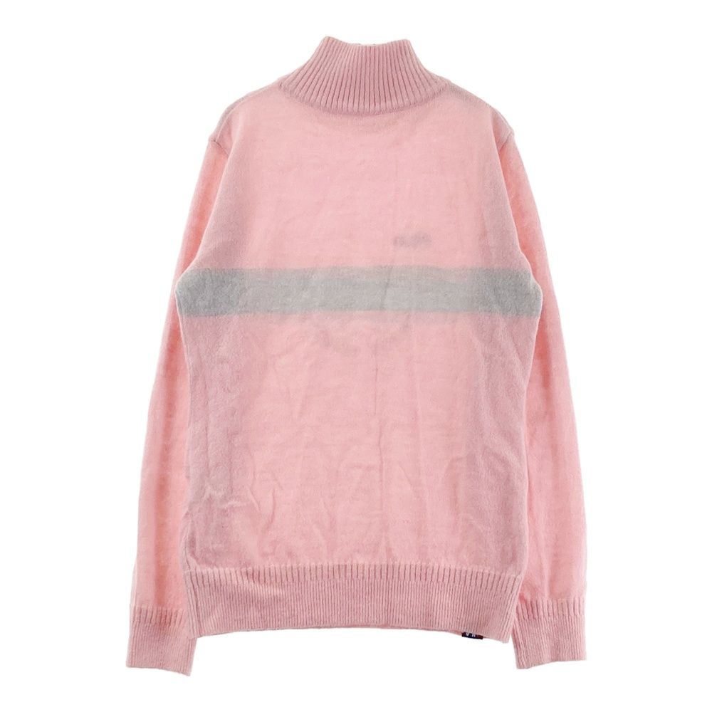 サイズ：L FILA GOLF フィラゴルフ ウール混 ニットセーター ピンク系