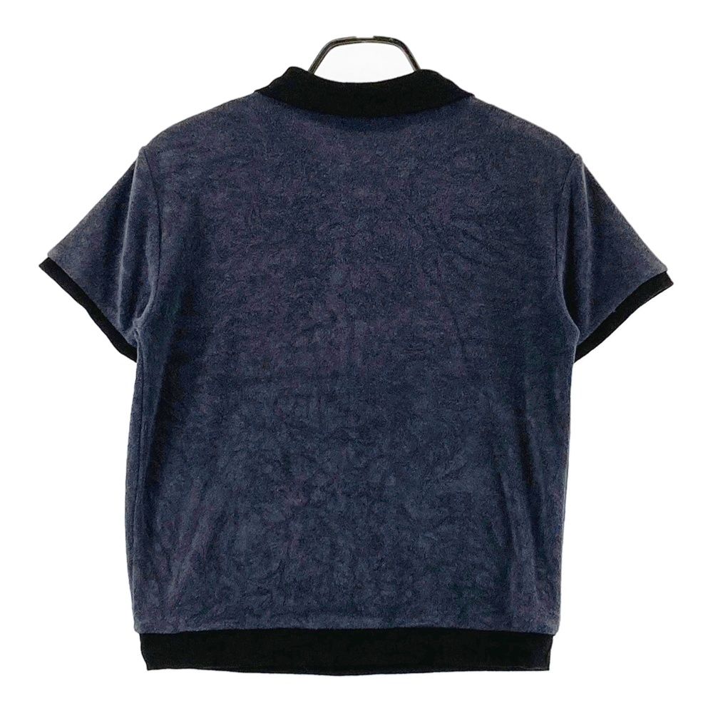 サイズ：S EFFLORESCENCE エフロレッセンス パイル地 ハーフジップ半袖