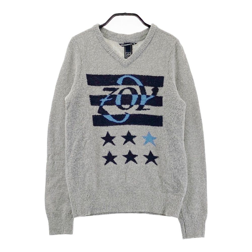 ZOY レディースセーター　36 ZOY ゾーイ 長袖ニットセーター ブルー系 36 ゴルフウェア レディース