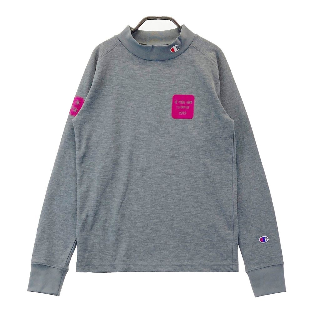 チャンピオンゴルフモックネックMサイズグレー サイズ：MEDIUM CHAMPION GOLF チャンピオンゴルフ 2023年モデル