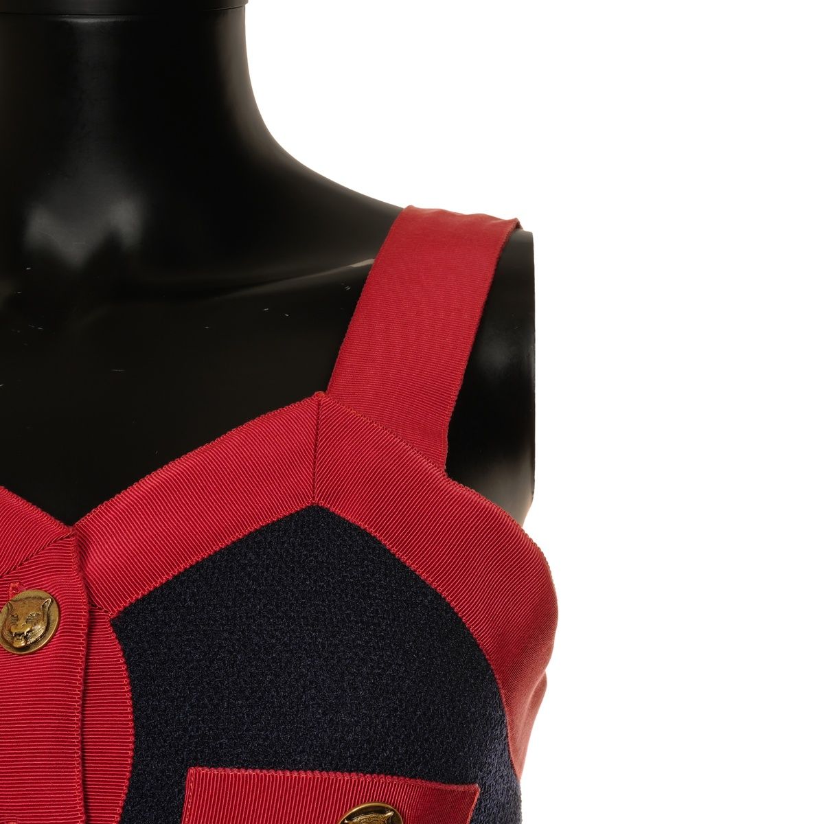 GUCCI グッチ ワンピース 2019SS レトロ ツイード ノースリーブ