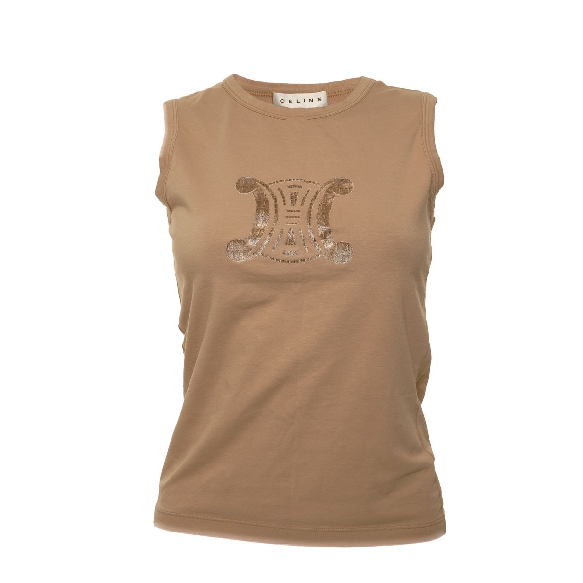 CELINE セリーヌ タンクトップ コットン M トリオンフ 最新